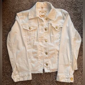 Michael Kors Denim Jacket with Gold Buttons
